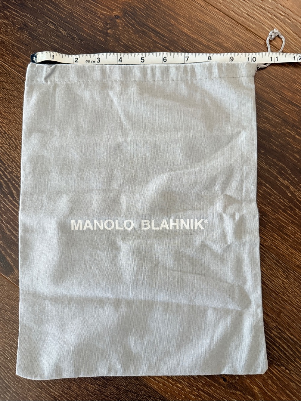 Manolo Blahnik dust Bag - Light Gray